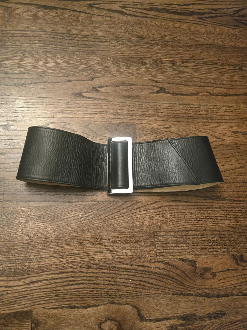 Betsey Johnson Wide Leather Belt Pirate Vintage 80s